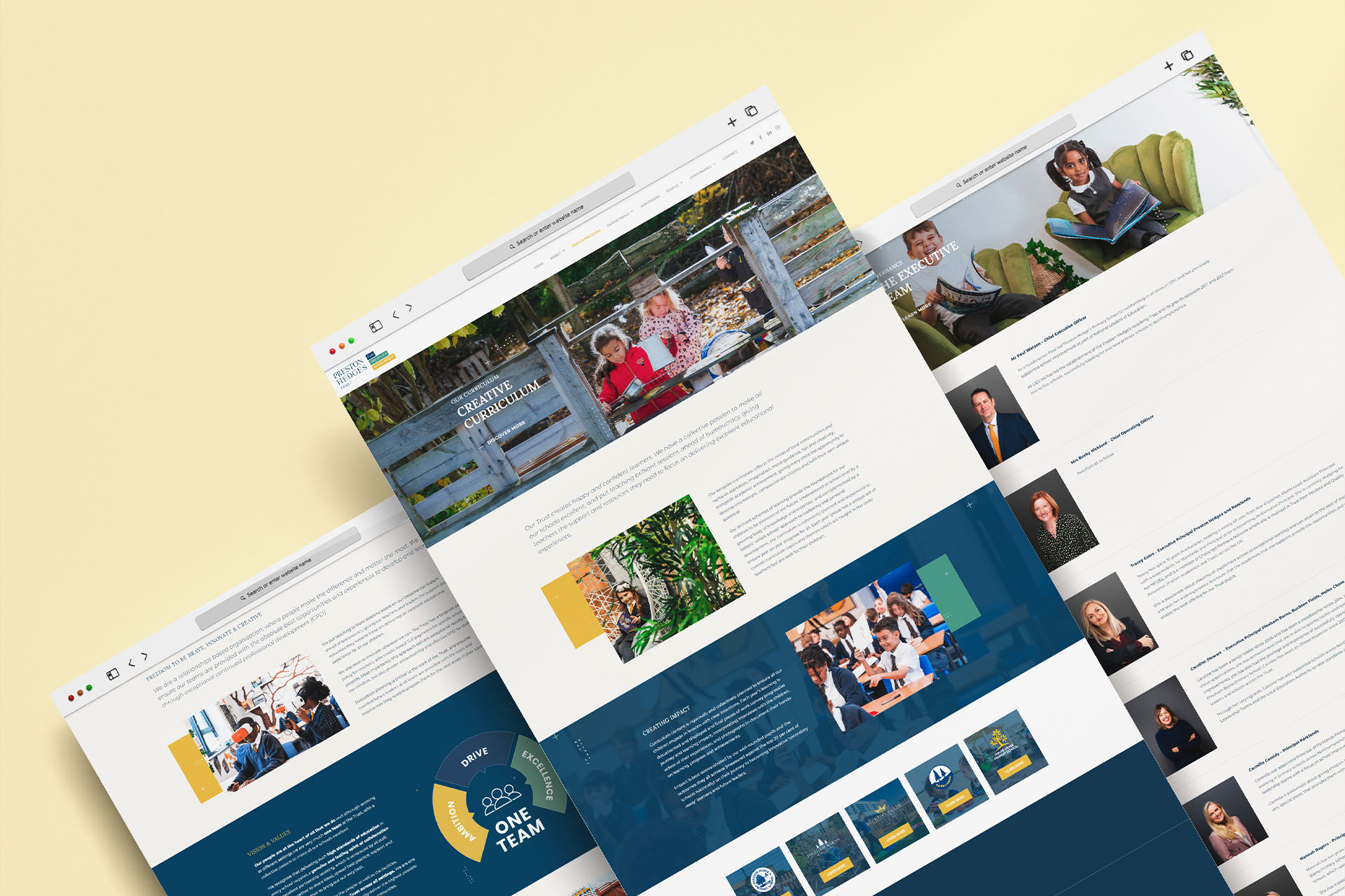 Preston Hedges Trust website design